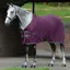 WeatherBeeta Fleece Cooler Standard Neck Rug - Maroon/Grey/White
