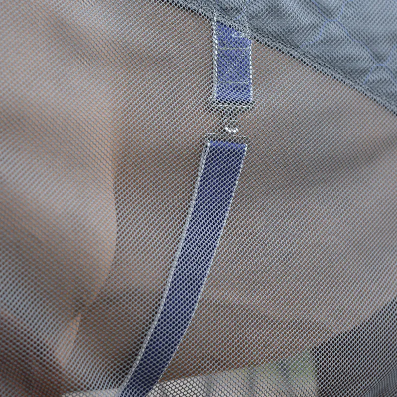 WeatherBeeta Wick-Dri II Combo Neck Cooler Rug - Charcoal/Blue/White-3