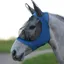 WeatherBeeta Stretch Eye Saver with Ears Fly Mask - Royal Blue/Black