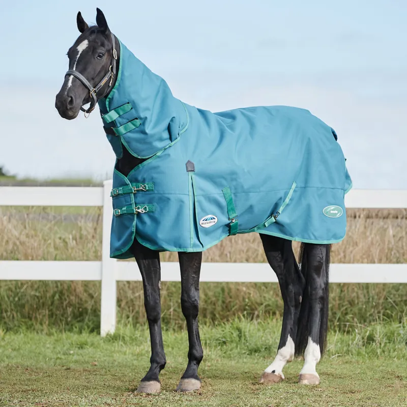 WeatherBeeta Green-Tec 1200D 220g Detach A Neck Turnout Rug - Dragonfly