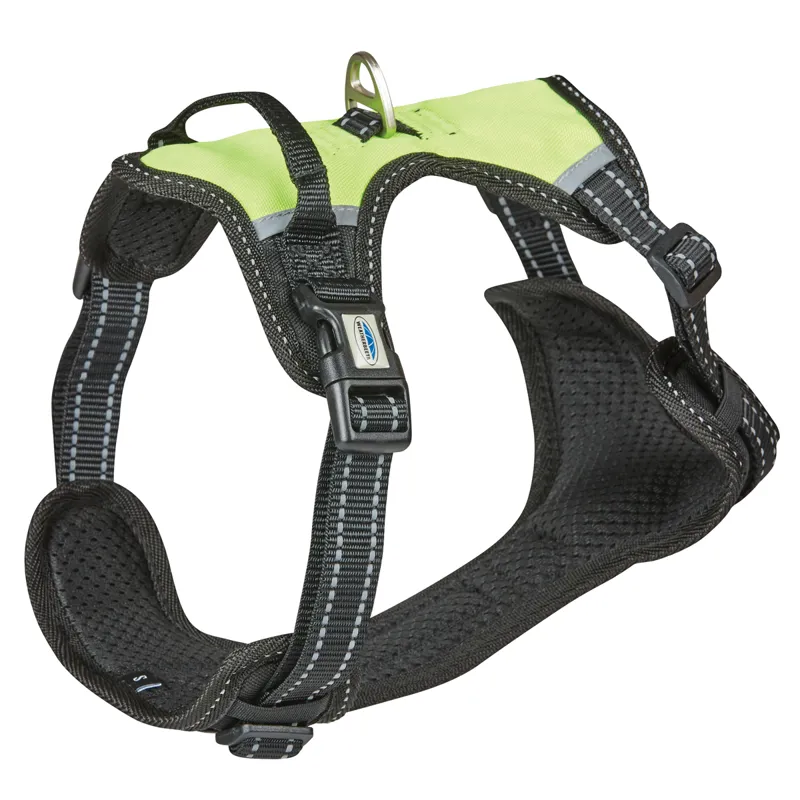 WeatherBeeta Anti-Pull/Travel Dog Harness - Black/Yellow