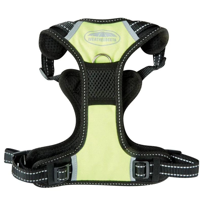 WeatherBeeta Anti-Pull/Travel Dog Harness - Black/Yellow-1