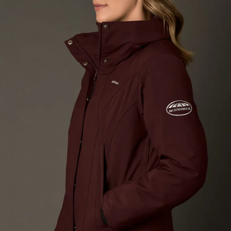 WeatherBeeta Kyla Technical Waterproof Ladies Jacket - Mulberry-3