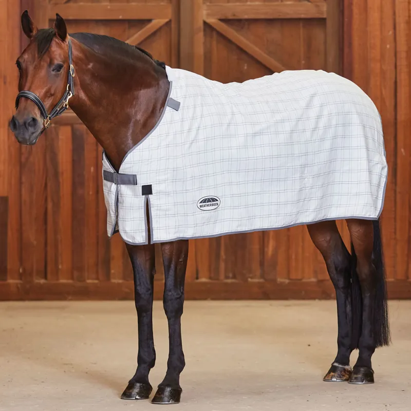 WeatherBeeta Cotton Rug Liner - White/Grey