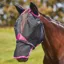 WeatherBeeta ComFiTec Deluxe Durable Fly Mask with Ears/Nose - Black
