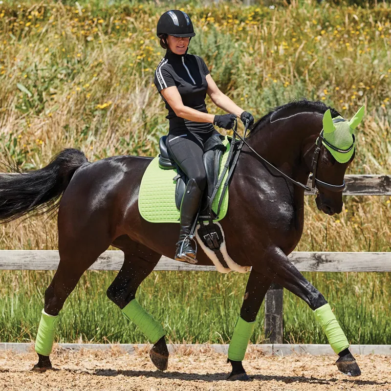 WeatherBeeta Prime Dressage Saddlecloth - Lime-3
