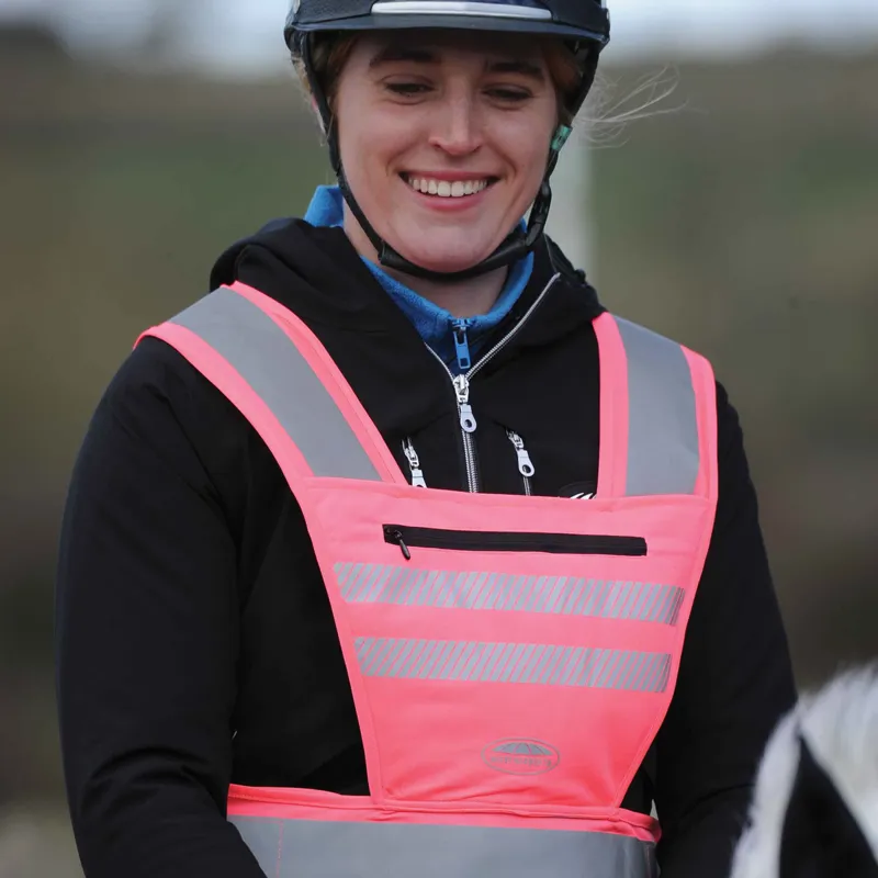 WeatherBeeta Reflective Adults Harness - Pink-3