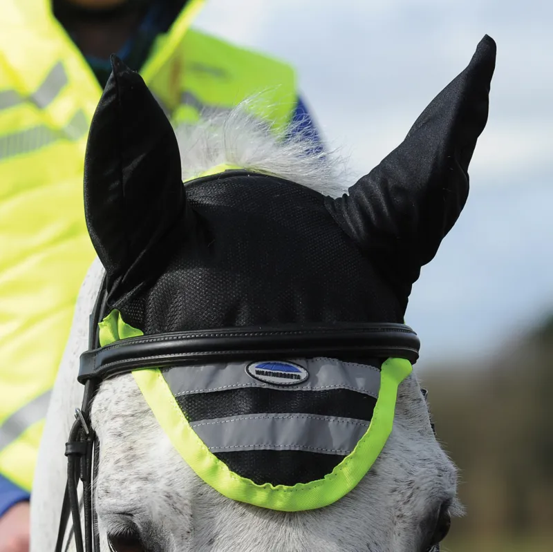 WeatherBeeta Reflective Ear Bonnet - Yellow