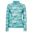 WeatherBeeta Ruby Long Sleeve Ladies Top - Turquoise Swirl Marble