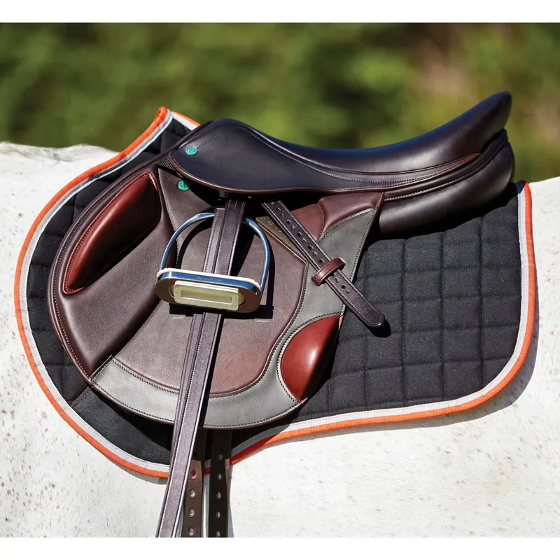 WeatherBeeta Therapy-Tec All Purpose Saddlecloth - Black/Silver/Red-1