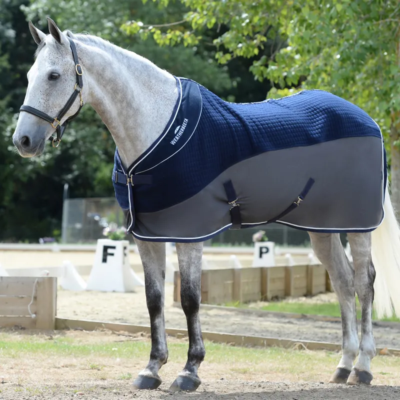 WeatherBeeta Thermo-Air Standard Neck Cooler Rug - Navy/Grey