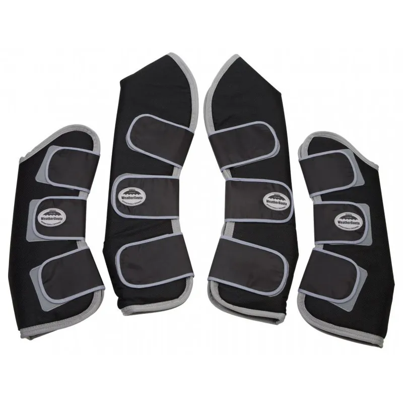 Weatherbeeta Travel Boots Set of 4 - Navy/Silver