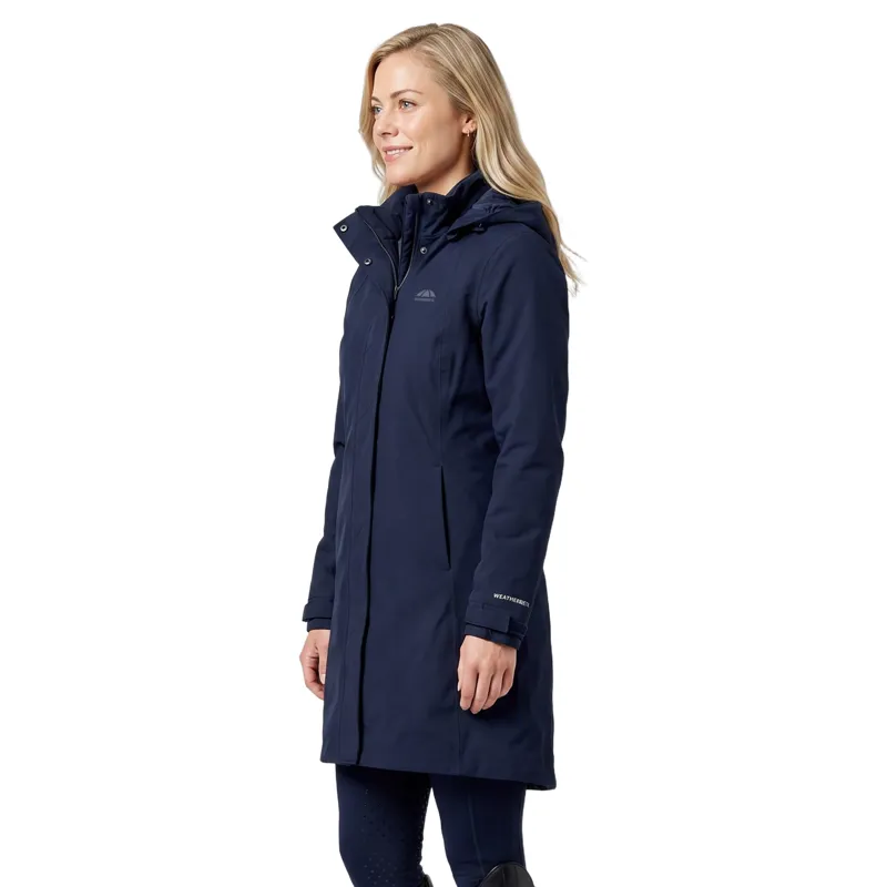 WeatherBeeta All Purpose Waterproof Insulated Longline Jacket - Navy-2