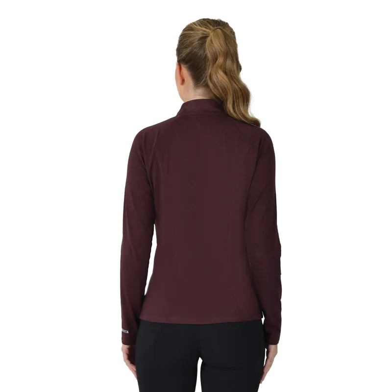 WeatherBeeta Bamboo Long Sleeve Womens Base Layer - Mulberry-1