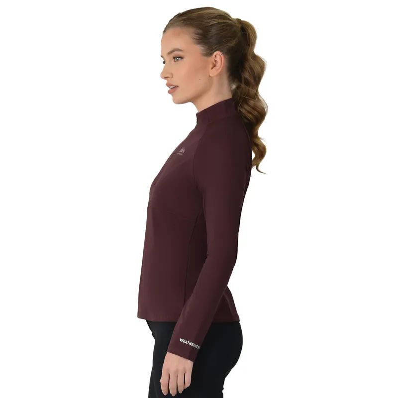 WeatherBeeta Bamboo Long Sleeve Womens Base Layer - Mulberry-2