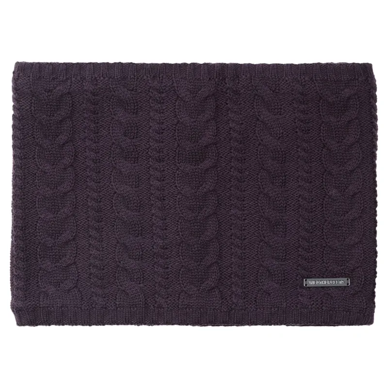 WeatherBeeta Cable Knit Snood - Blackberry
