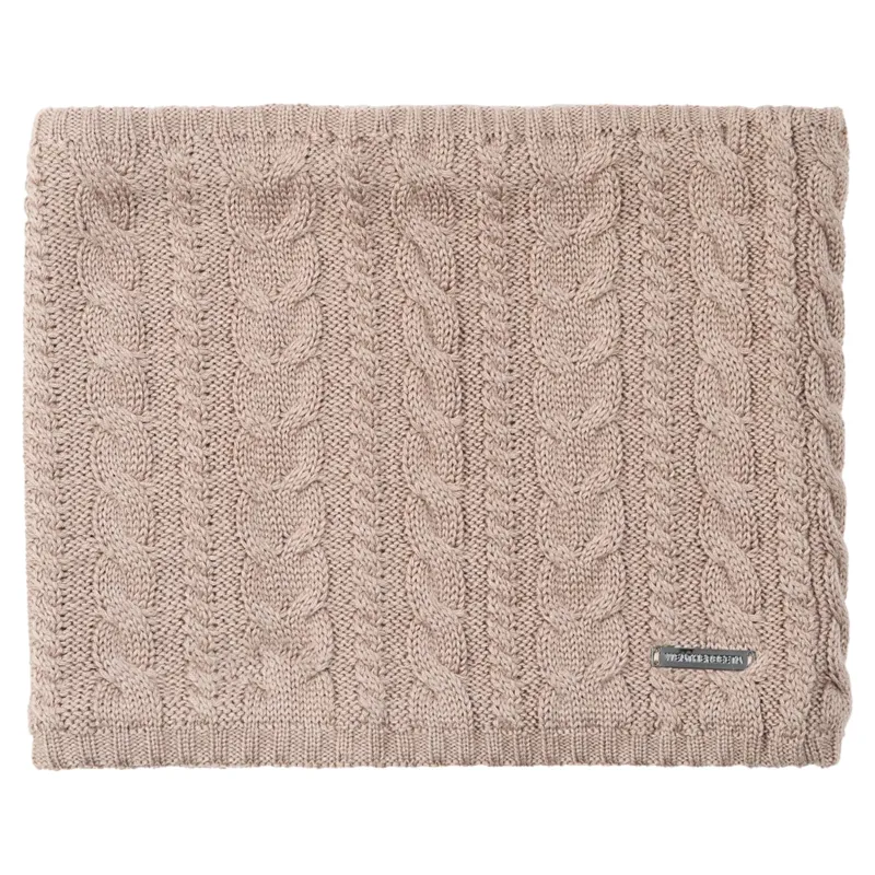 WeatherBeeta Cable Knit Snood - Dark Taupe