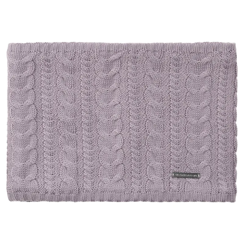 WeatherBeeta Cable Knit Snood - Dusty Mauve