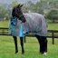 WeatherBeeta ComFiTec Classic 50g Combo Neck Turnout Rug - Grey/Blue