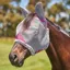 WeatherBeeta ComFiTec Deluxe Durable Fly Mask with Ears - Grey/Purple