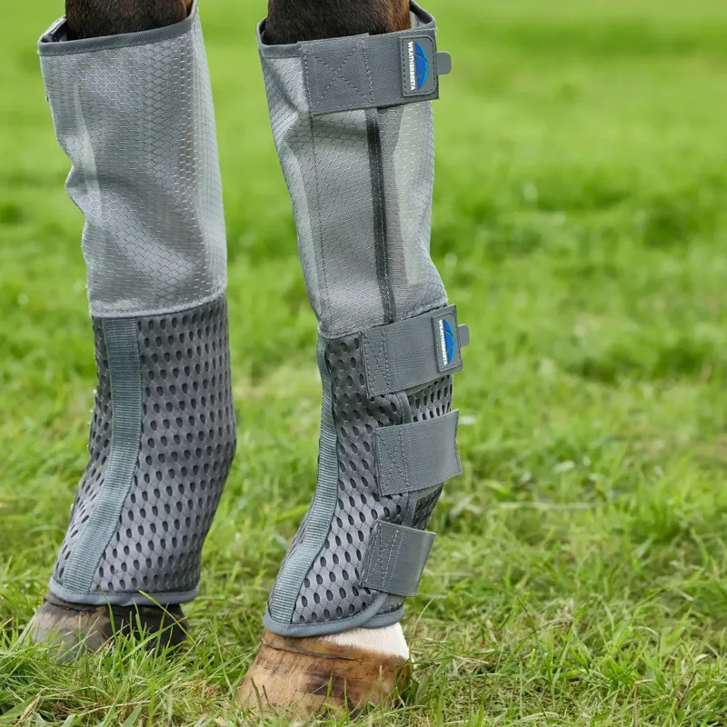WeatherBeeta ComFiTec Hexi Shield Fly Wraps - Grey/Silver-5