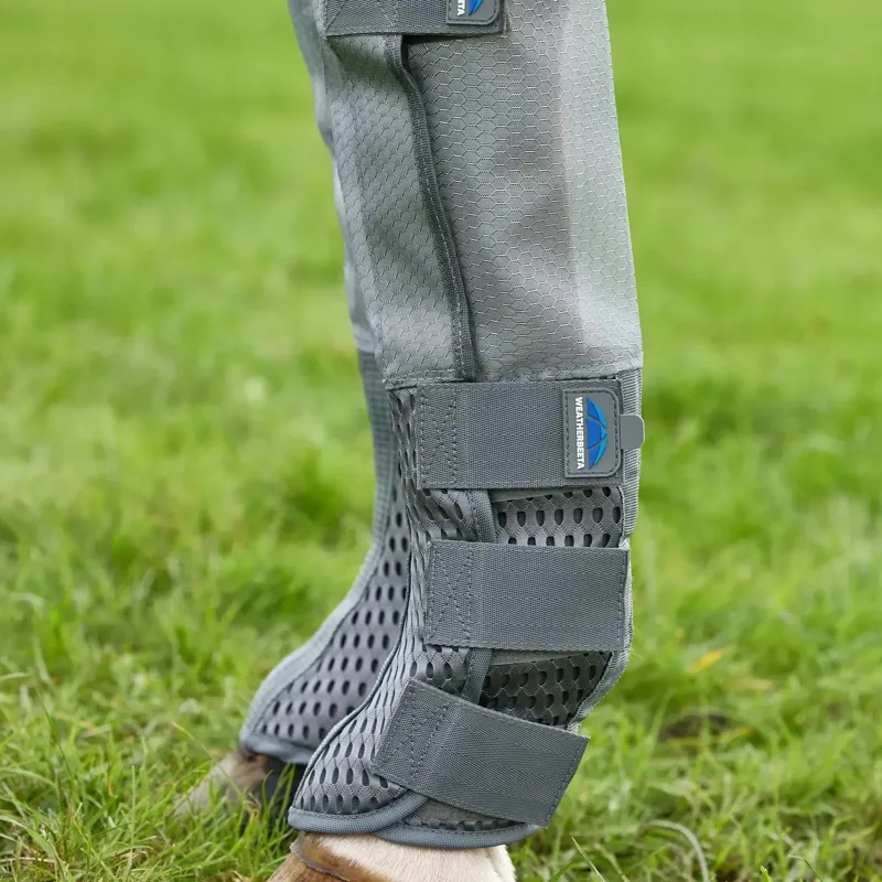WeatherBeeta ComFiTec Hexi Shield Fly Wraps - Grey/Silver-3