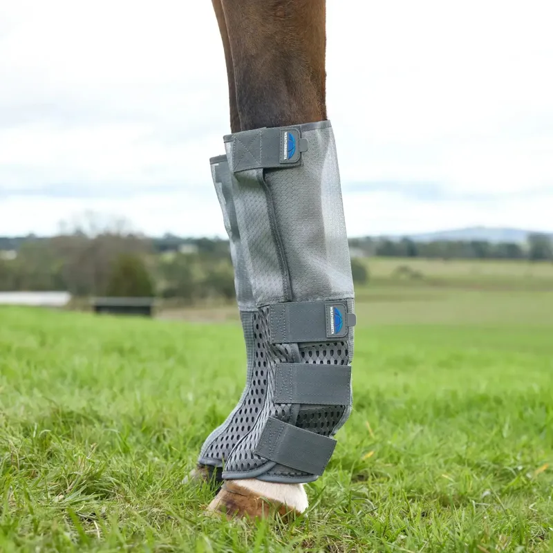 WeatherBeeta ComFiTec Hexi Shield Fly Wraps - Grey/Silver-6