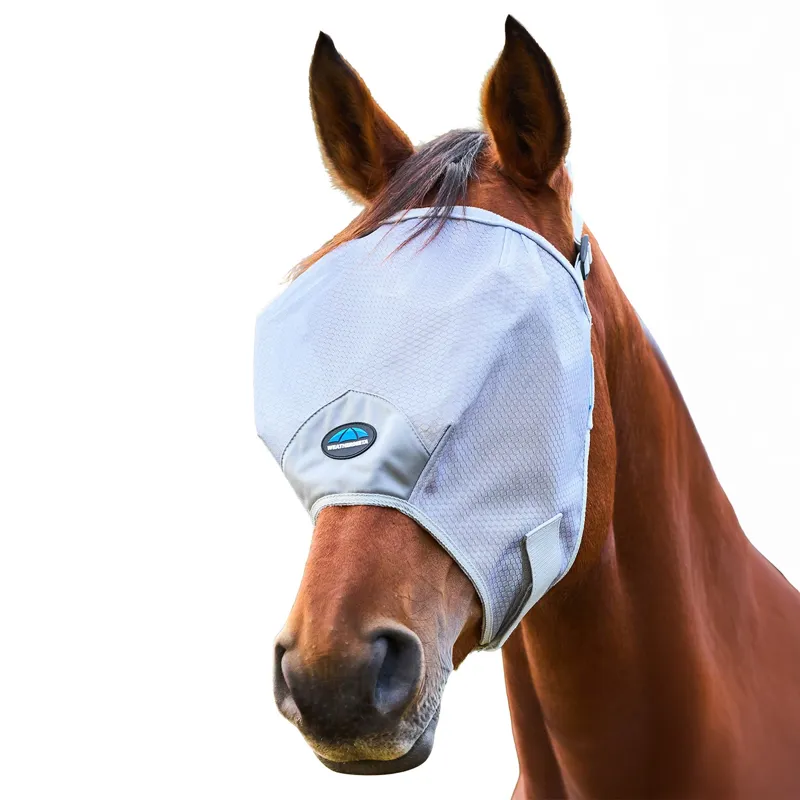 WeatherBeeta ComFiTec Hexi Shield Duo Fly Mask - Silver-1