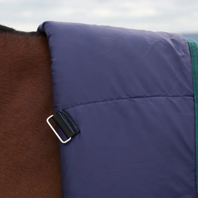 WeatherBeeta ComFiTec Plus Dynamic 100g High Neck Turnout Rug - Navy-7
