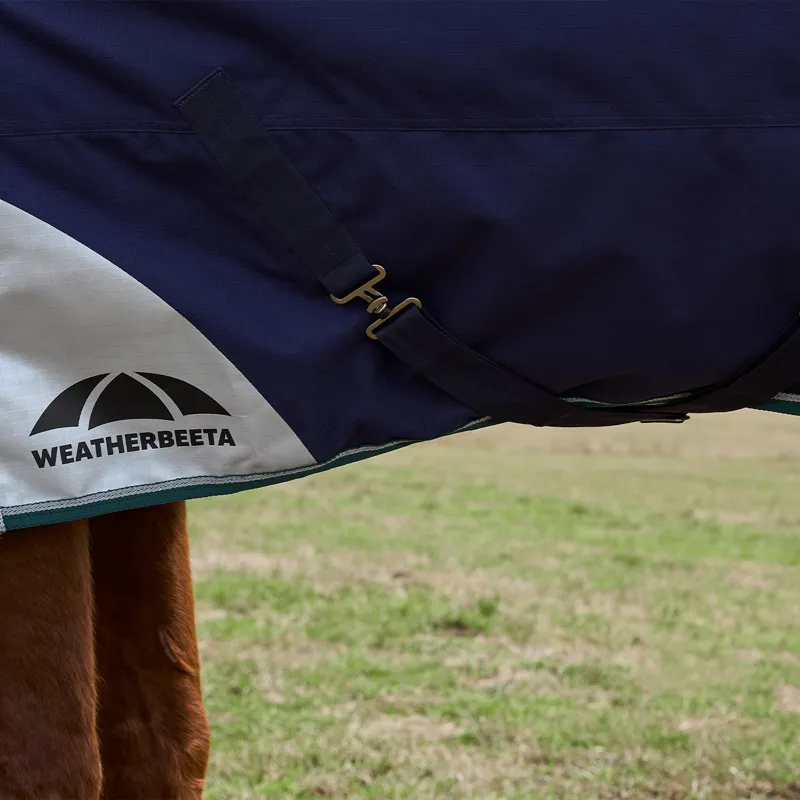 WeatherBeeta ComFiTec Plus Dynamic 100g Standard Turnout Rug - Navy-6