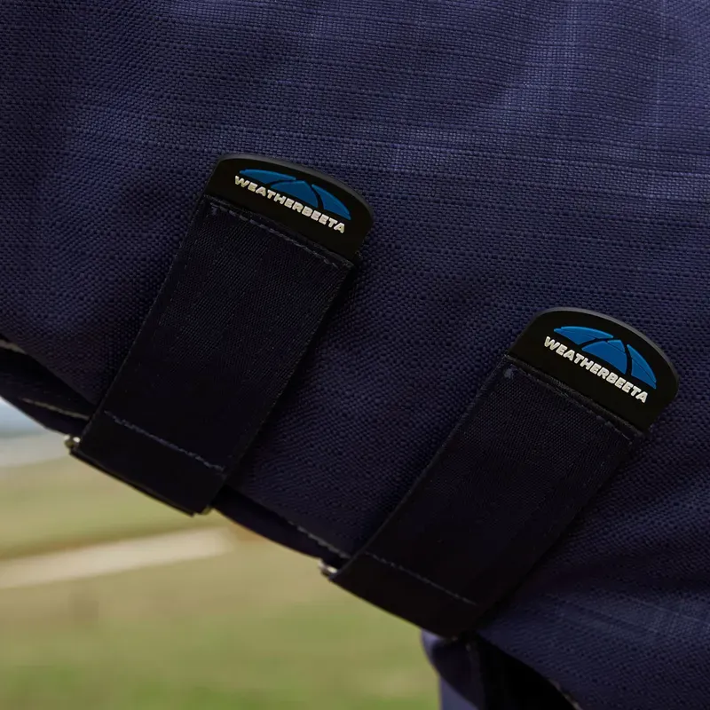 WeatherBeeta ComFiTec Prelim 220g Combo Turnout Rug - Navy Plaid-10