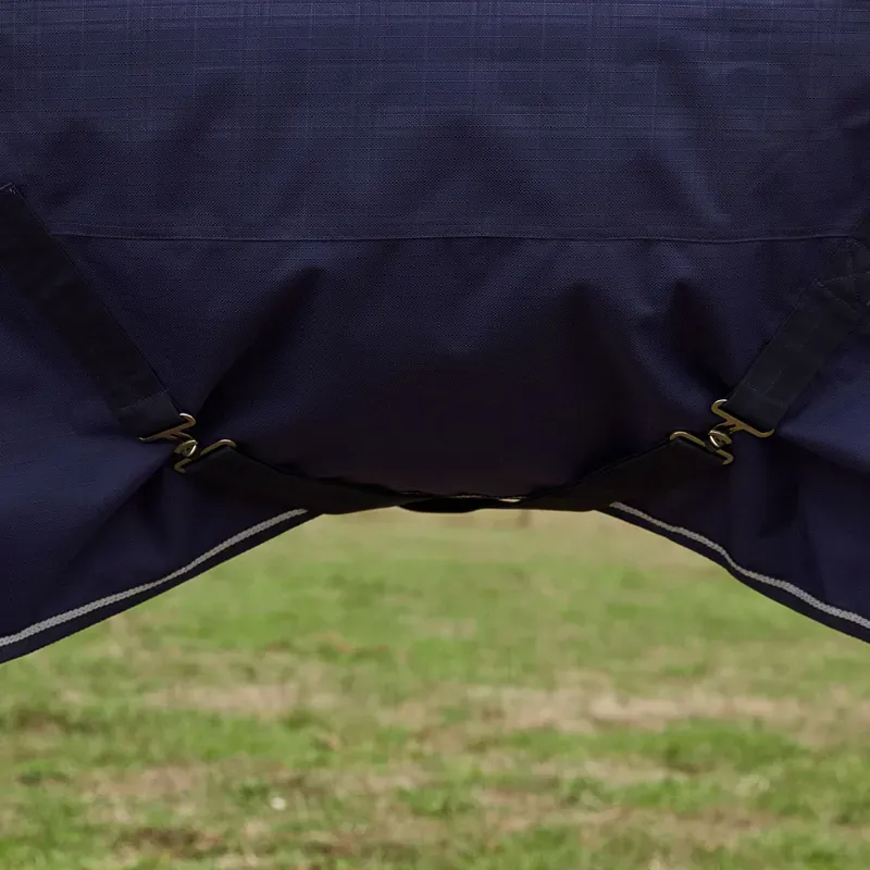 WeatherBeeta ComFiTec Prelim 220g Combo Turnout Rug - Navy Plaid-12