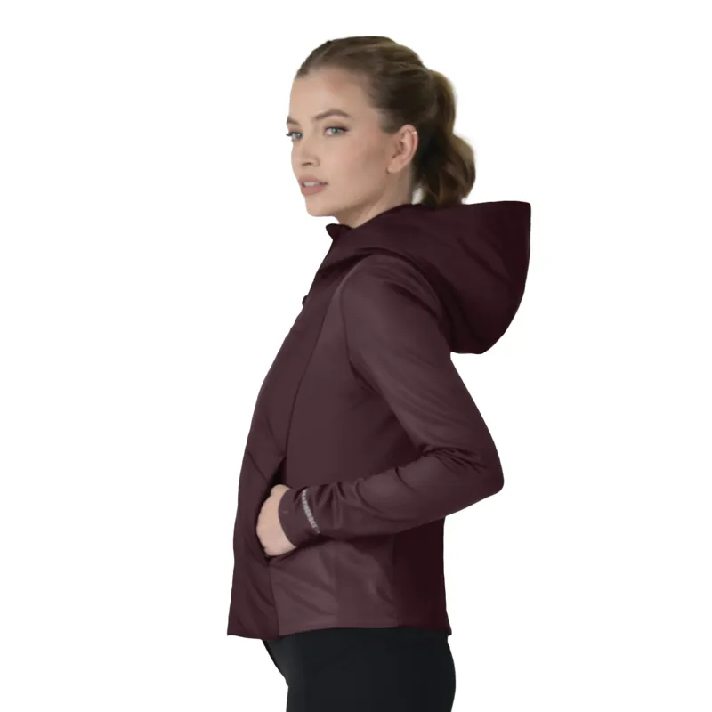 Weatherbeeta Hybrid Womens Padded Jacket - Mulberry-3