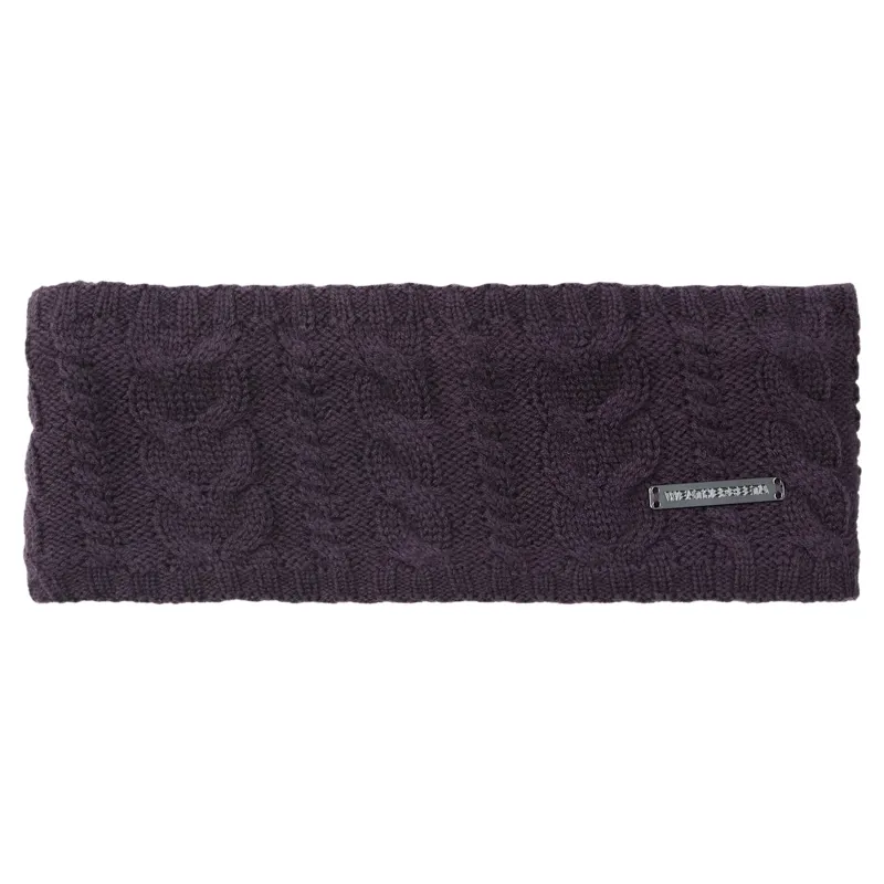 WeatherBeeta Knitted Headband - Blackberry