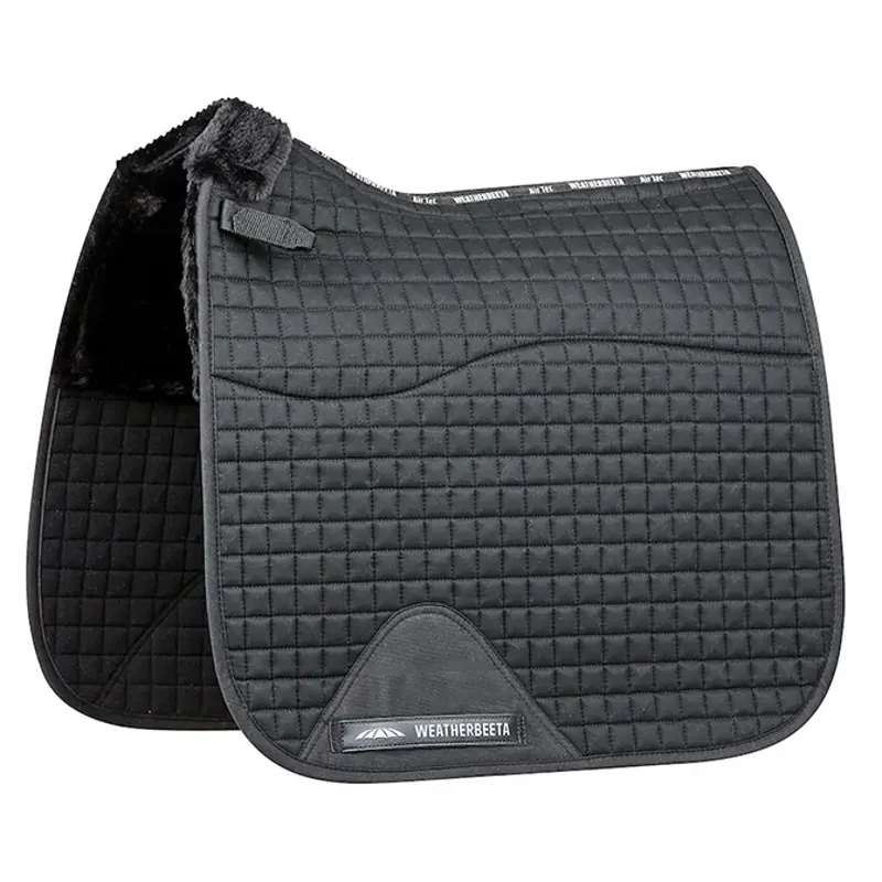 WeatherBeeta Prime Comfy Fleece Dressage Saddlecloth - Black