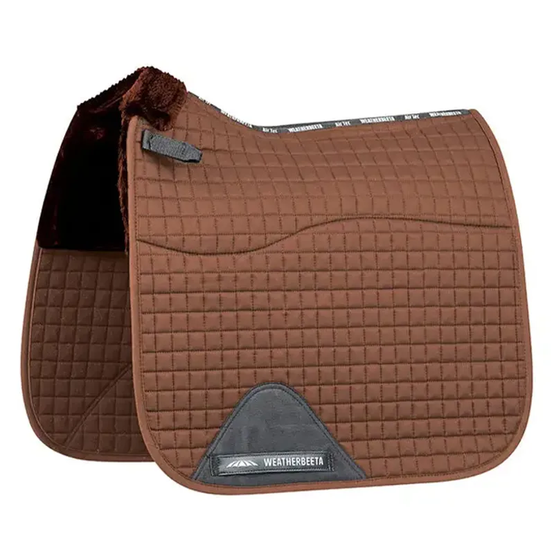 Weatherbeeta Prime Comfy Fleece Dressage Saddlecloth - Brown