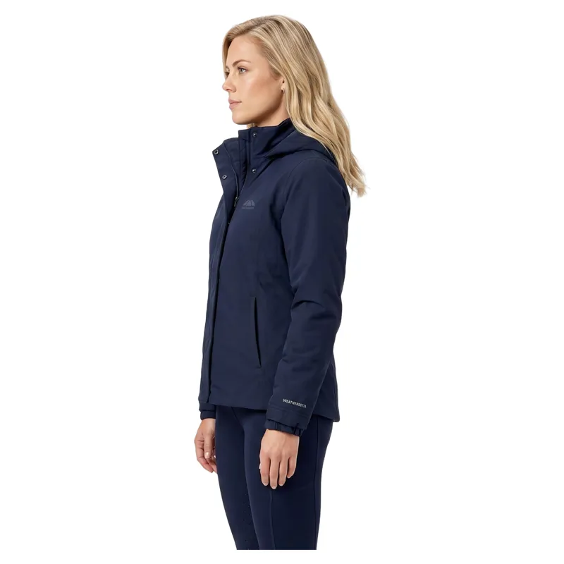 WeatherBeeta Protect Womens Waterproof Insulated Riding Jacket - Navy-2