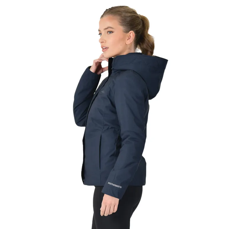 WeatherBeeta Protect High Neck Waterproof Jacket - Navy-2