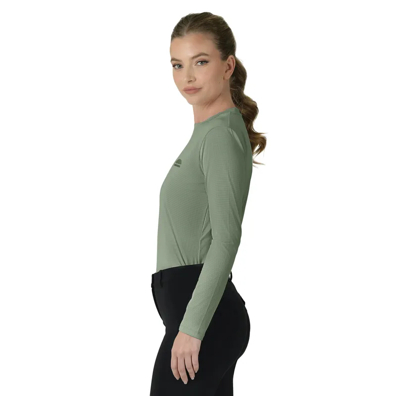 WeatherBeeta Relaxed UV Long Sleeve Womens Tee - Olive Leaf-2