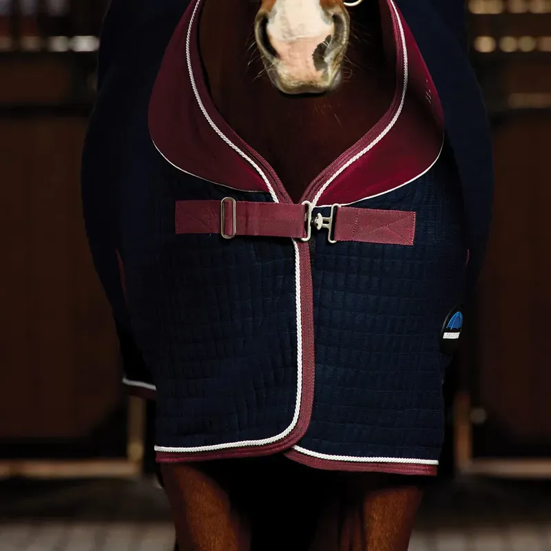 WeatherBeeta Thermocell Standard Neck Cooler Rug - Navy/Burgundy-2