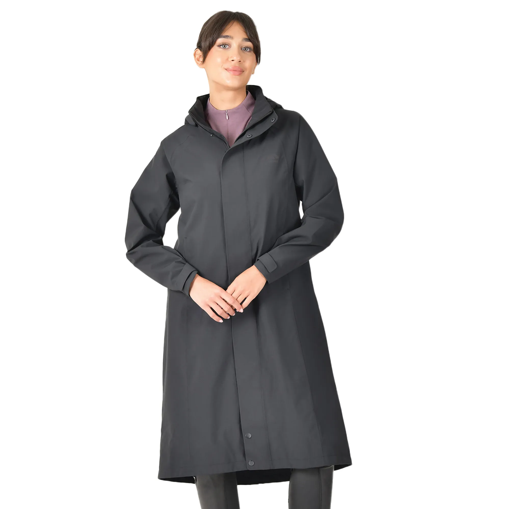 Long Line Riding Jacket WeatherBeeta Womens Windbreaker Longline Riding Jacket - Black