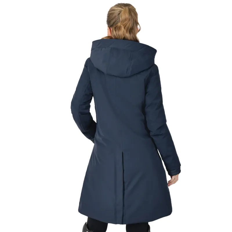 Weatherbeeta All Purpose Womens Waterproof Longline Jacket - Navy-1