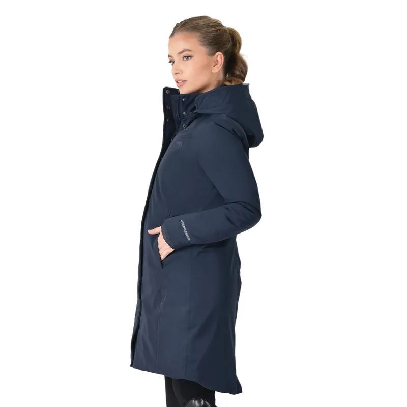 Weatherbeeta All Purpose Womens Waterproof Longline Jacket - Navy-2