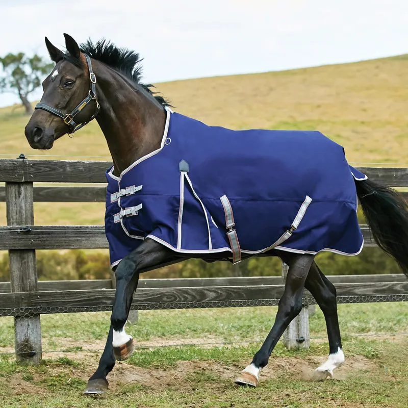 WeatherBeeta ComFiTec Essential 50g Plus Lite Turnout Rug - Navy