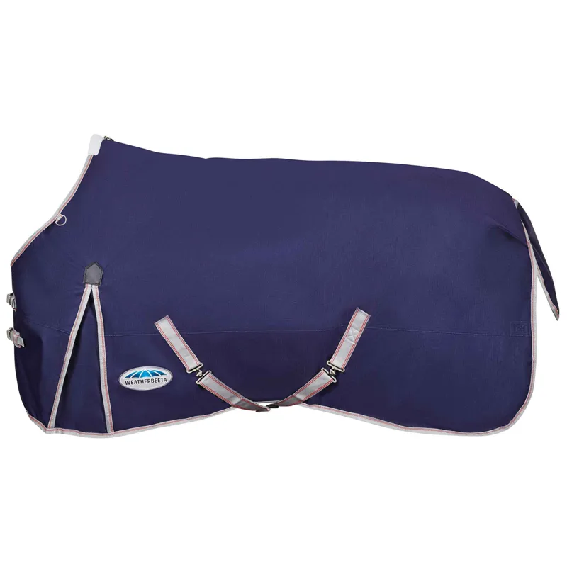 WeatherBeeta ComFiTec Essential 50g Plus Lite Turnout Rug - Navy-1