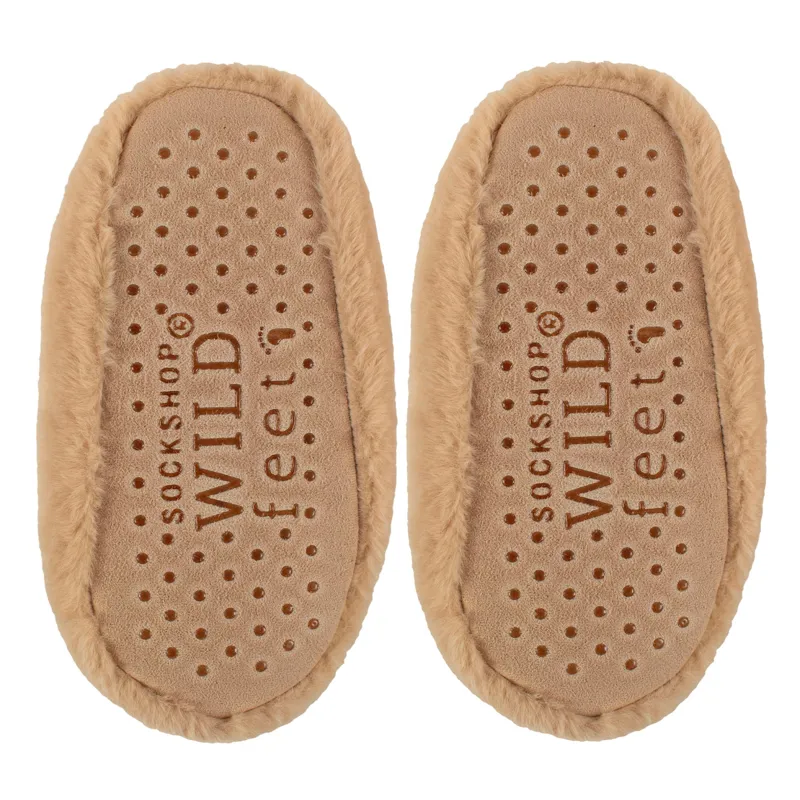 Wild Feet Junior Slipper Socks - Horseshoe-1