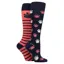 Sockshop Wild Feet Knee High Womens Socks 2 Pack - Pawprint