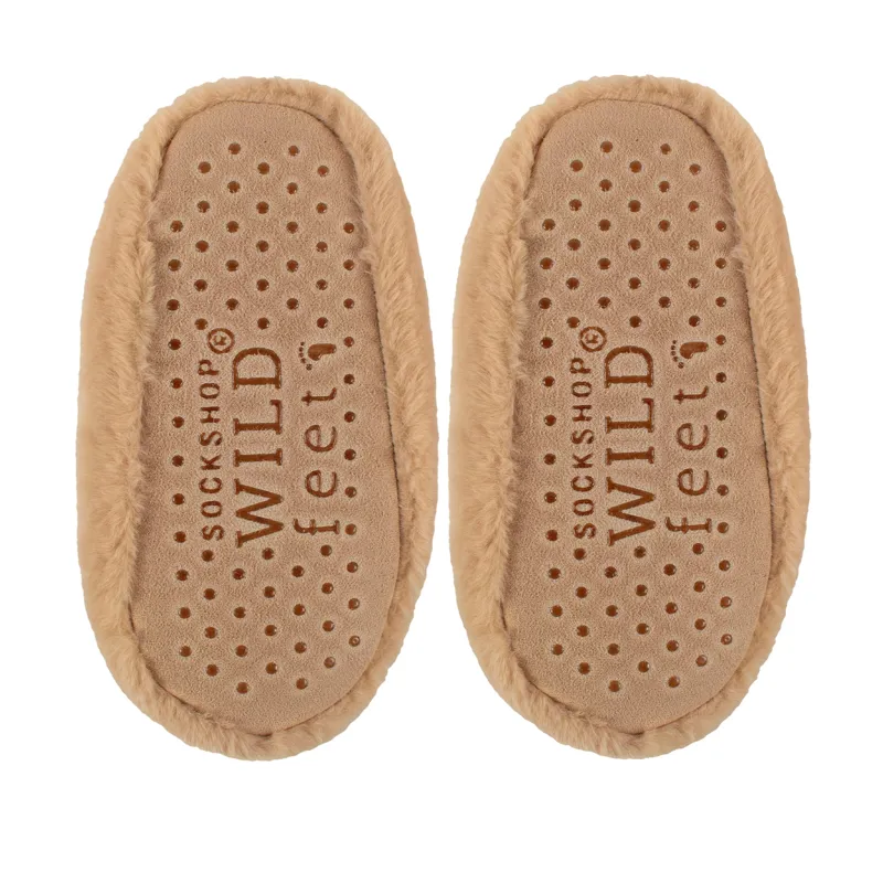 Sockshop Wild Feet Adults Slipper Socks - Horseshoe-1