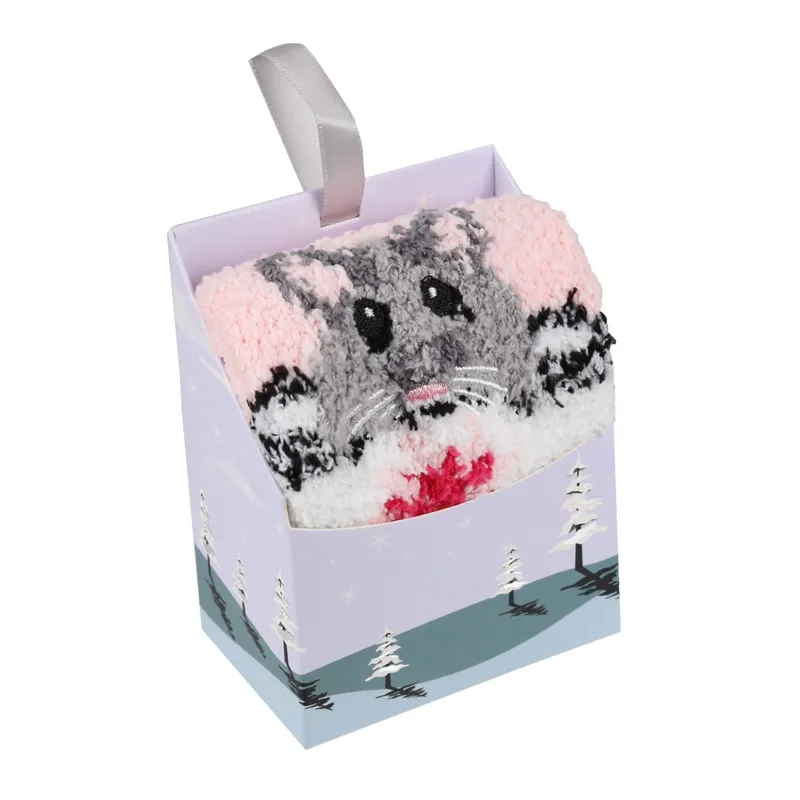 Sockshop Wild Feet Cosy Adults Socks - Teacup Mouse