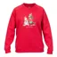 Winnie and Me Festive Adults Unisex Sweatshirt - Red